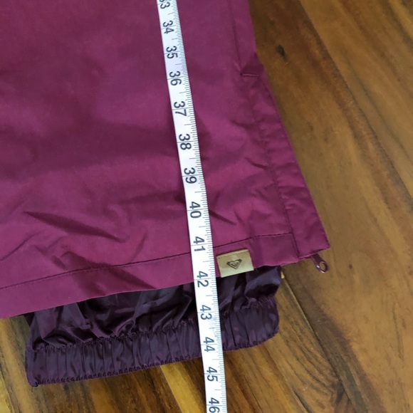 Roxy ski pants snowboard pink cranberry dryflight 15k pockets woodrun - Picture 14 of 16